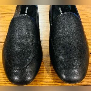Birdies Vesper Slip On Loafer, Nior Leather-black, size 8, flat, lightweight